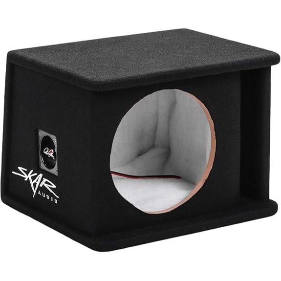 Skar Audio SK1X10V Single 10 Universal Fit Ported Subwoofer Enclosure
