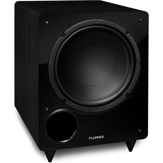 Fluance DB10 10-inch Powered Subwoofer for Home Theater