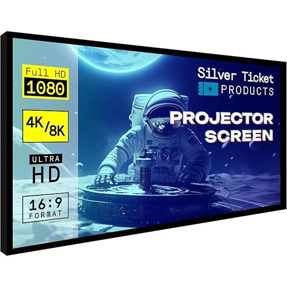 120 inch fixed frame screen