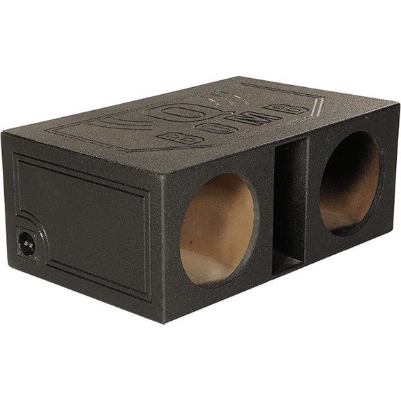 QPower 12-Inch Dual Vented Subwoofer Box