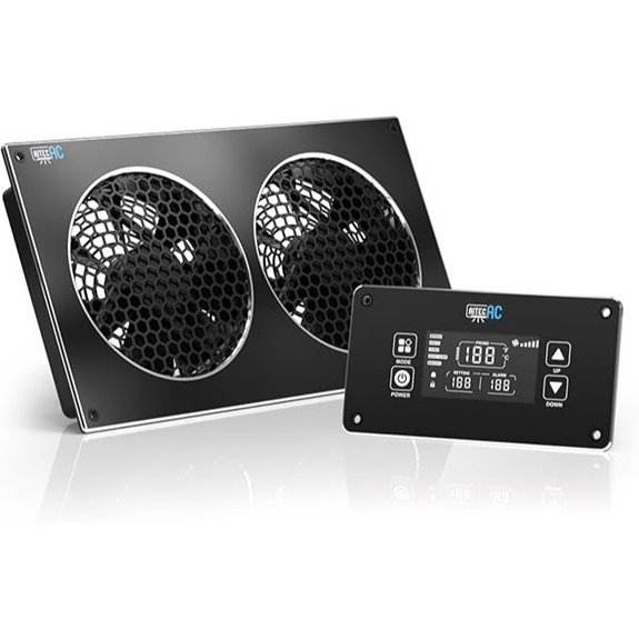 12-inch USB Quiet Cooling Fan with Temperature Control