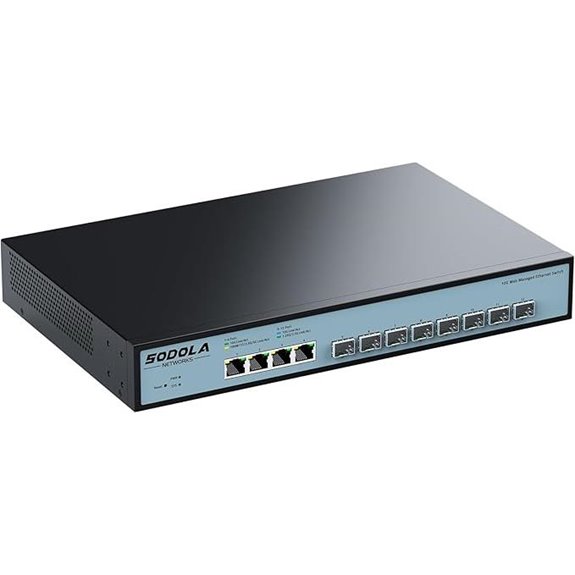 SODOLA 12-Port 10Gb Managed Switch with Web GUI