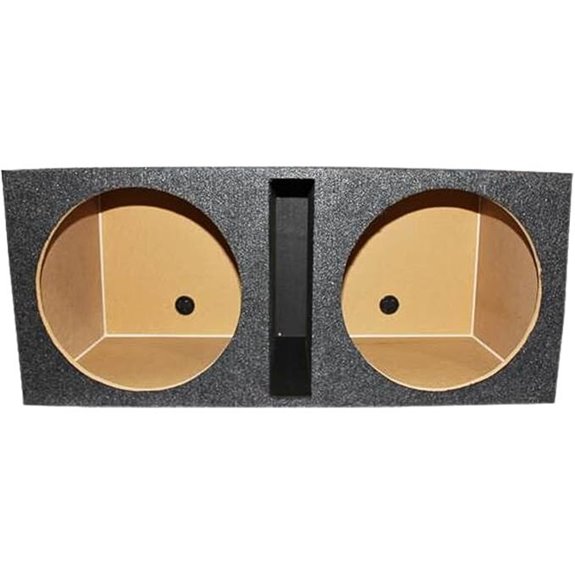 QPower 15-Inch MDF Car Subwoofer Enclosure