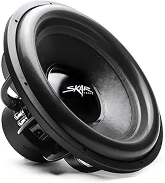 Skar Audio EVL-18 D2 18 2500 Watt Max Power Dual 2 Ohm Car Subwoofer