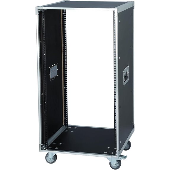 AV Gear Rack 20U with Wheels for Audio & Video Storage