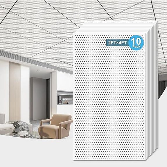 Art3d 24x48 Acoustic Ceiling Tiles (10-Pack)