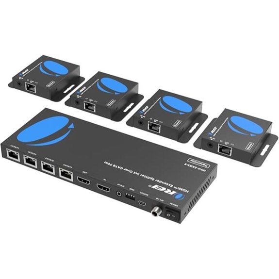 HDMI 4K Splitter over Ethernet up to 165 ft
