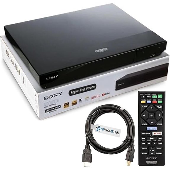 Region Free 4K UHD Blu-ray Player with WiFi and HDMI