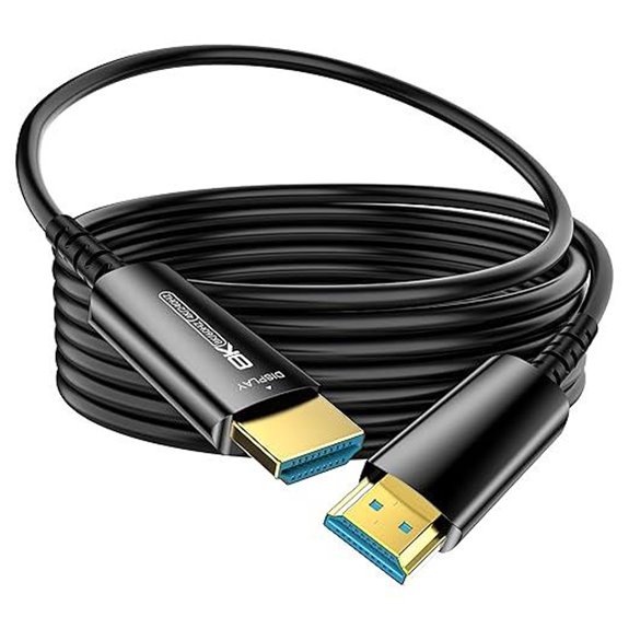 Fiber Optic HDMI Cable 50FT 8K Ultra High Speed