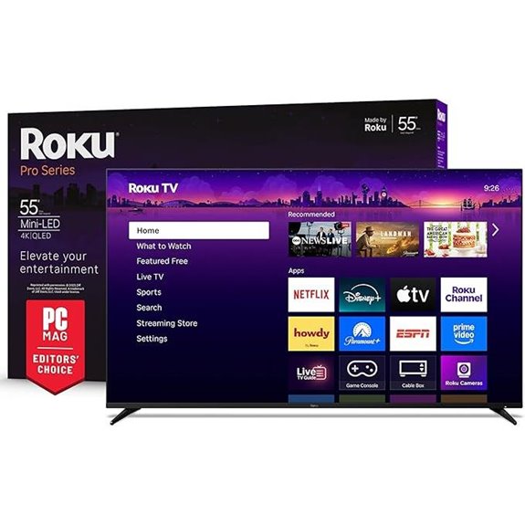 Roku Smart TV 55-Inch 4K QLED with Remote
