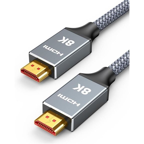 Capshi 6.6ft HDMI 2.1 Cable for Gaming and 8K Video