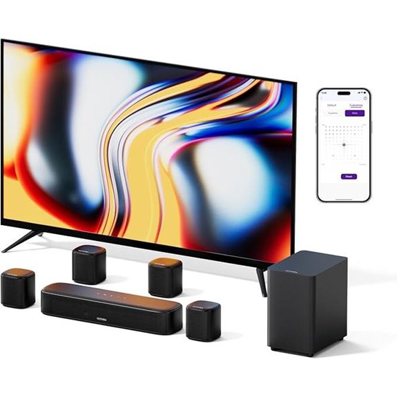 ULTIMEA 7.1ch Sound Bar with Subwoofer and App