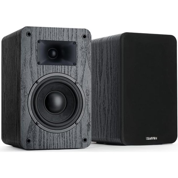 Saiyin Passive Bookshelf Speakers 80W 5 Woofer