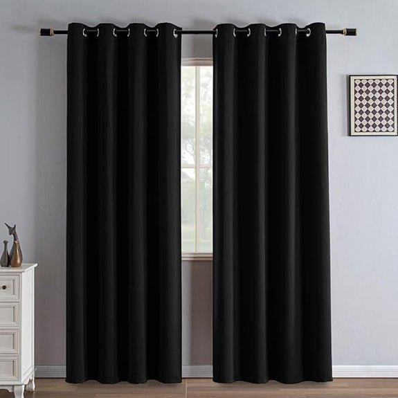 Blackout Curtains 84 Inch for Bedroom and Living Room