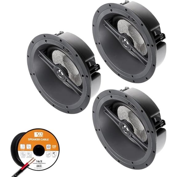 OSD Audio 8” Surround Sound Ceiling Speaker Set