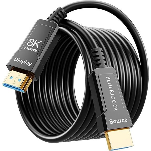 BlueRigger 8K Fiber Optic HDMI Cable 75FT