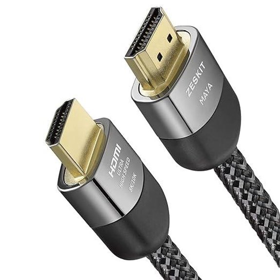 Zeskit 8K HDMI Cable 10ft 48Gbps HDR VRR Dolby