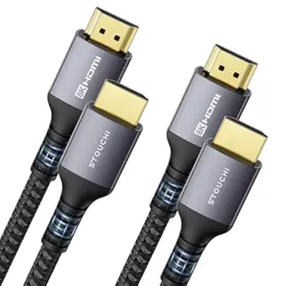 Stouchi 8K HDMI Cable 2-Pack 8ft Ultra High Speed