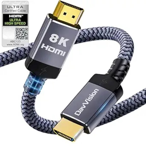 8K HDMI Cable 25FT Ultra High Speed Braided