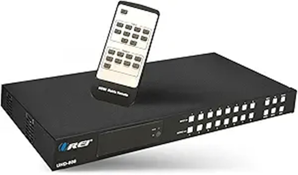 OREI 8x8 HDMI 4K Matrix Switch with Remote