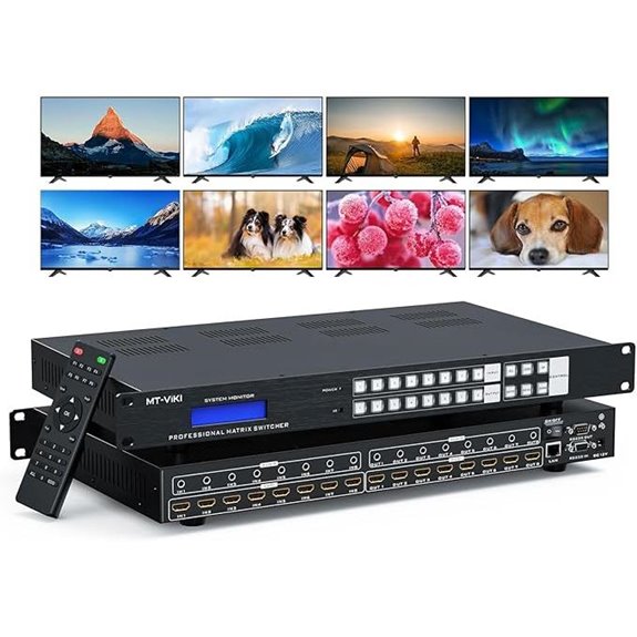MT-VIKI 8x8 8K HDMI Matrix Switcher with Audio
