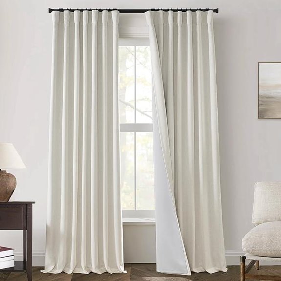 Panelsburg Soundproof Curtains 90 Inch Blackout Room Noise
