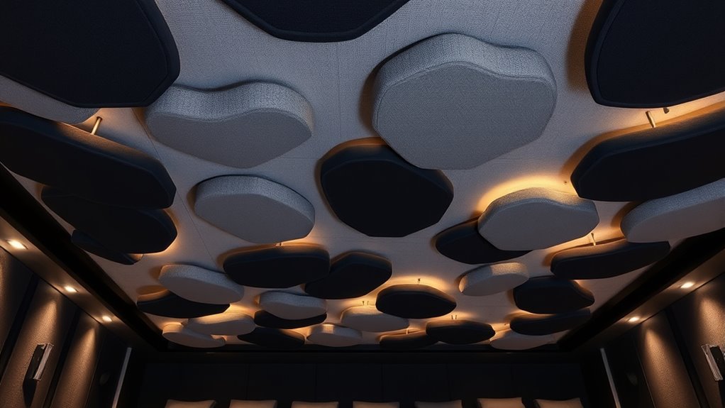 acoustic material installation aesthetics