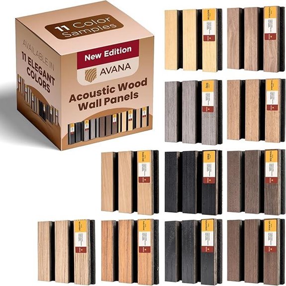 Avana Acoustic Wall Panels Color Samples Pack
