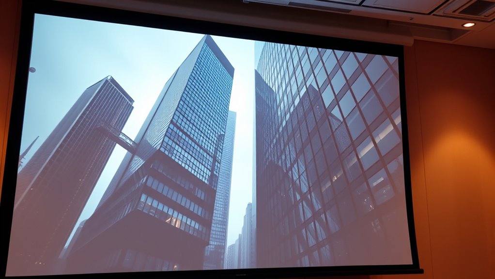 adjust projector for clarity