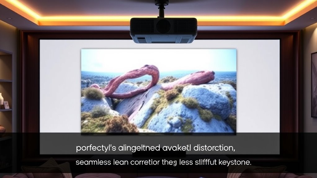 adjust projector placement effectively