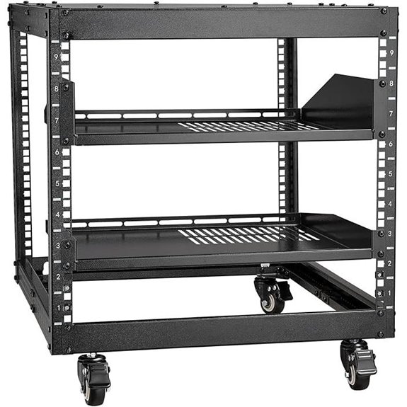 VEVOR 9U Adjustable Open Frame Server Rack