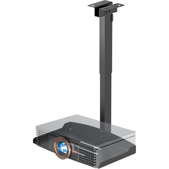 PUTORSEN Adjustable Ceiling Projector Mount Black