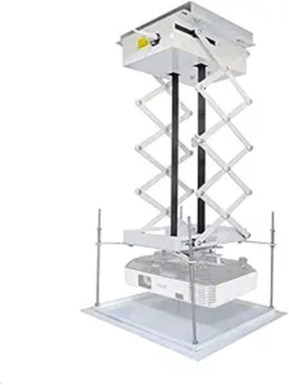 Electric Ceiling Projector Mount with Remote 22LB Load