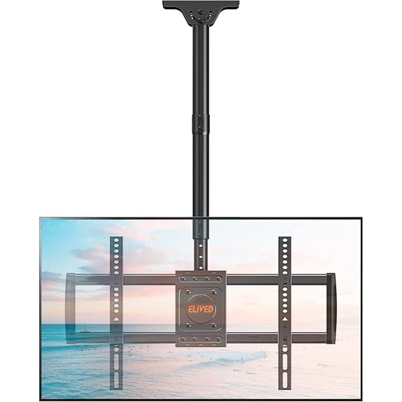 ELIVED Ceiling TV Mount for 37-75 Inch TVs
