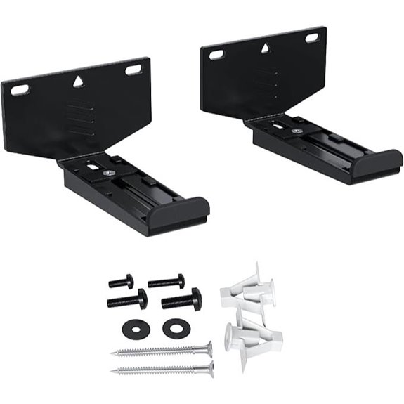 ECHOGEAR Soundbar Wall Mount Bracket Adjustable Depth