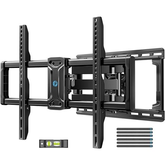 Pipishell Full Motion TV Wall Mount for 42-85 Inches