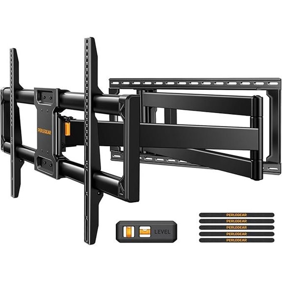 Perlegear Full Motion TV Wall Mount for 42–97 Inches