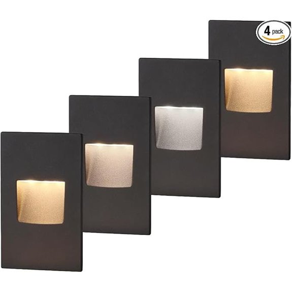 Kadision 4-Pack Adjustable LED Stair Lights