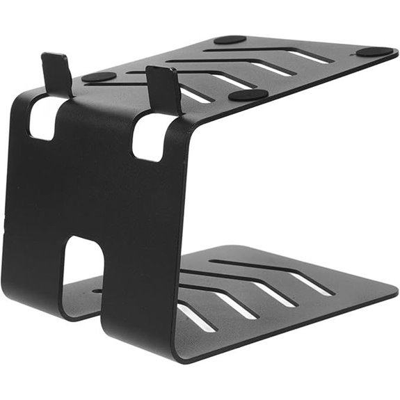 Metal Adjustable Speaker Stands for Desk (2-Pack)
