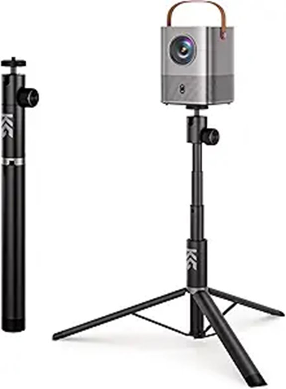 KraftGeek Adjustable Portable Projector Stand with Ball Head