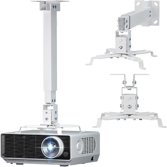 WALI 3-in-1 Projector Mount with Extension Pole