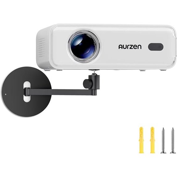 Aurzen Adjustable Projector Wall Mount Shelf