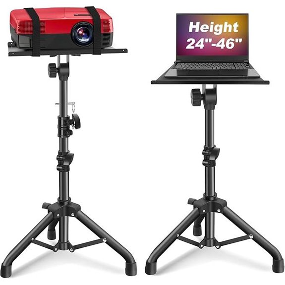 Projector & Laptop Tripod Stand (24.4-46)