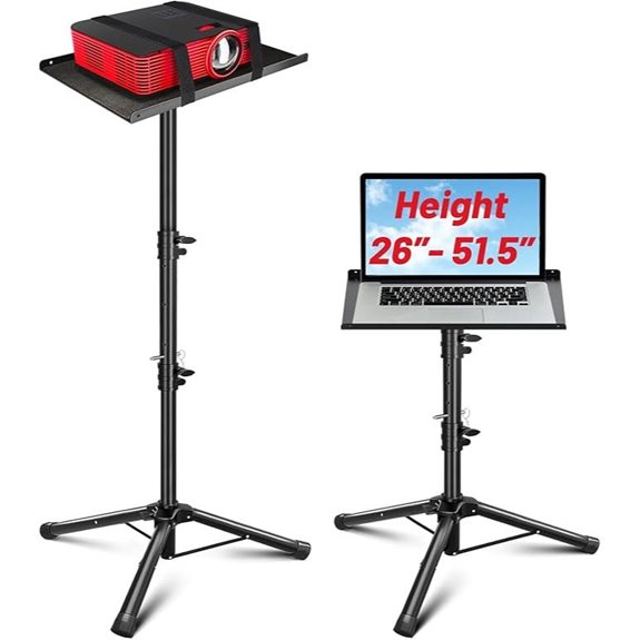 CAHAYA Adjustable Tripod Stand for Tablets and Phones