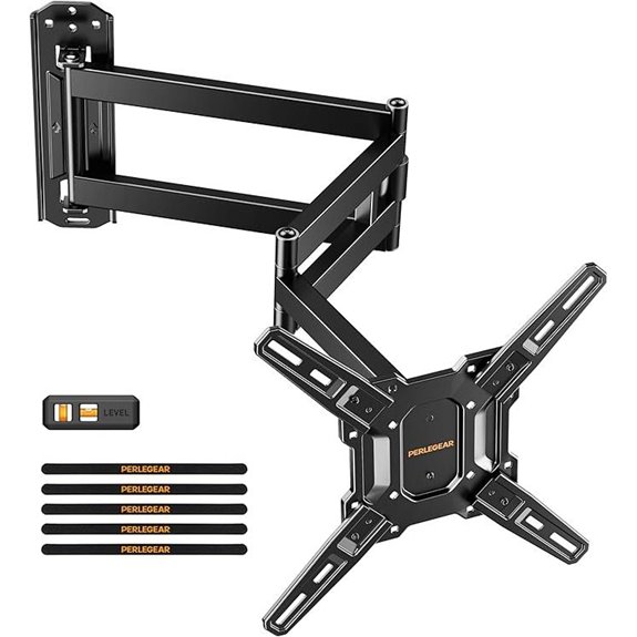 Perlegear Long Arm TV Wall Mount for 32-65 TVs
