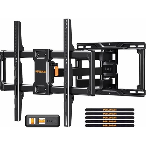 Perlegear Full Motion TV Wall Mount for 42–86 inch TVs