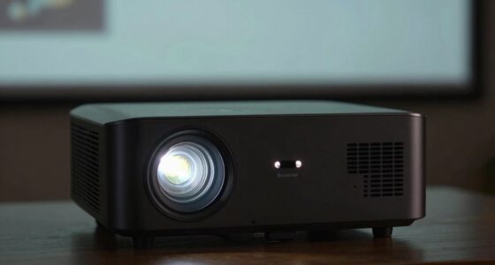 adjusting lamp and screen settings