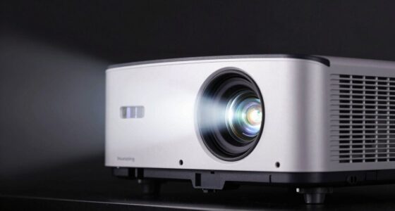 adjusting projector contrast settings