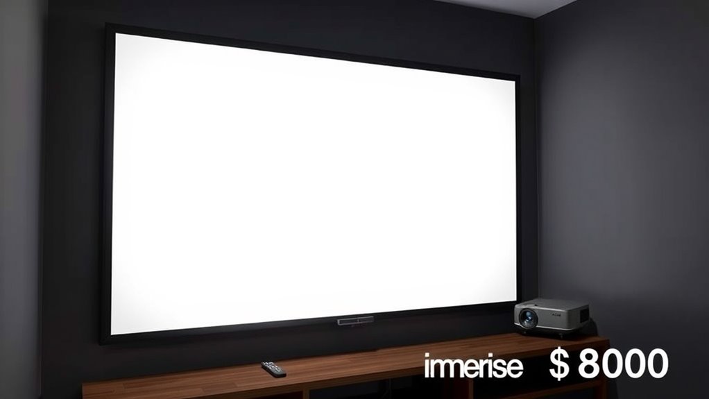 affordable high quality projector screens