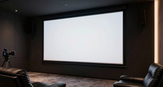 affordable motorized projector screens